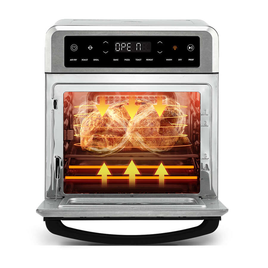 airfryer-oven met een inhoud van 13 liter