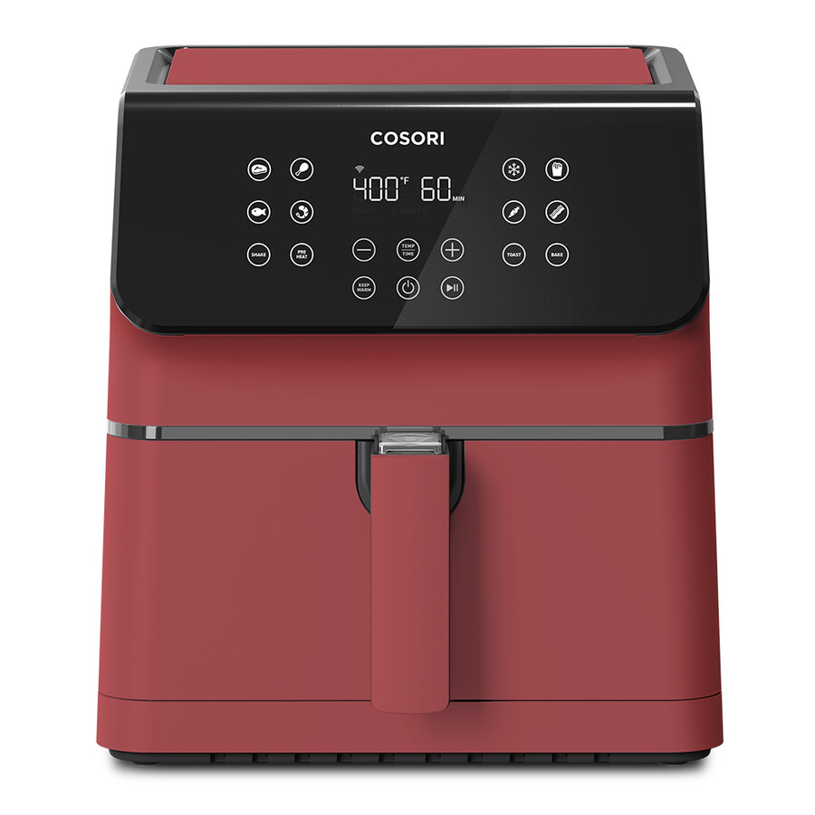 pro ii smart airfryer van 58 liter - rood