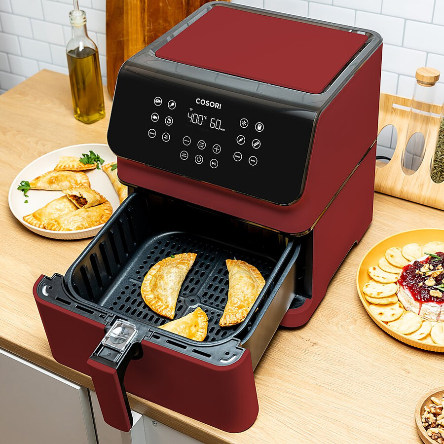 pro ii smart airfryer van 58 liter - rood