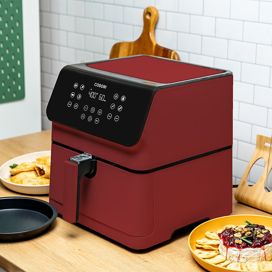 pro ii smart airfryer van 58 liter - rood