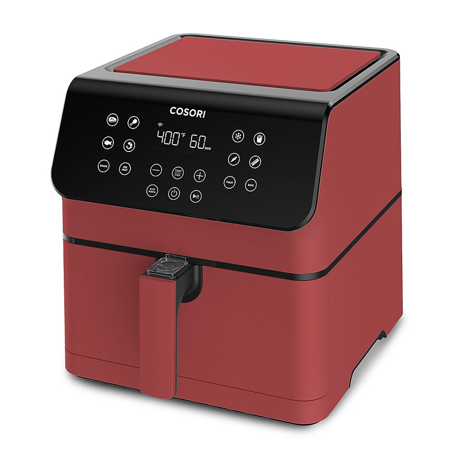 pro ii smart airfryer van 58 liter - rood