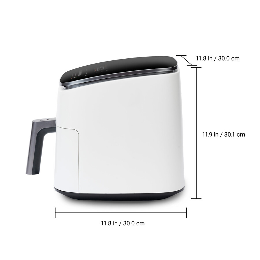 turboblaze smart airfryer van 6 liter - crème