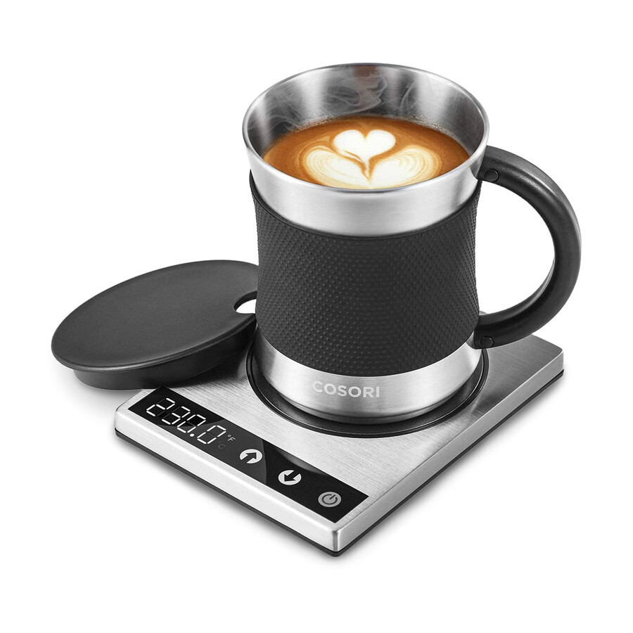 originele koffiewarmer en mok