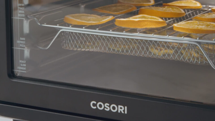 slimme heteluchtfriteuse met broodroosterfunctie